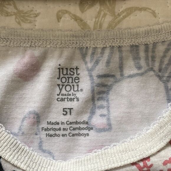 Carters Just One You Long Sleeve Pajama Set - Picture 4 of 9